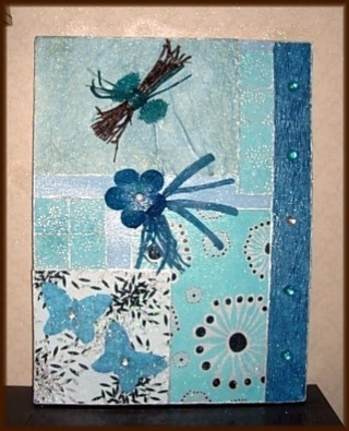 Nature en Bleu  - Home Déco, Châssis - 10doigts.fr