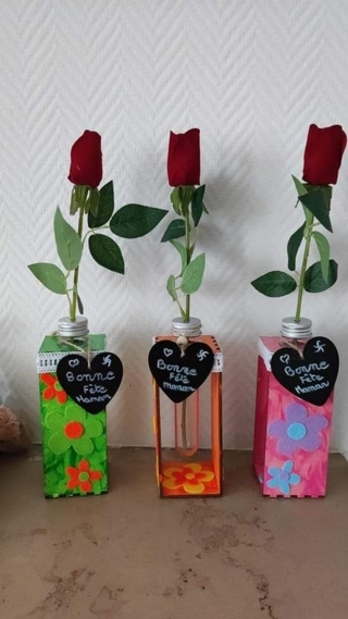 Soliflore fête des mamans - 10doigts.fr