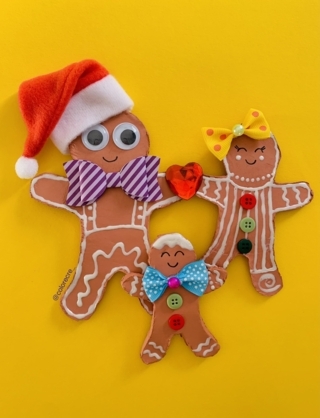 Famille bonhommes de pain d’épice - 10doigts.fr