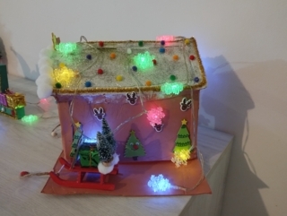 Maison Noël - 10doigts.fr