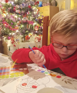 Set-peinture et gommettes - 10doigts.fr