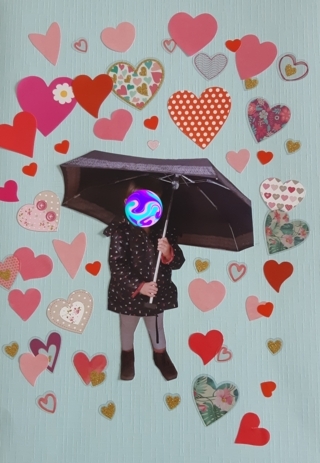 Sous une averse de coeurs - 10doigts.fr