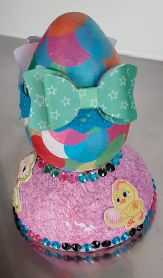 Oeuf de Pâques lumineux - 10doigts.fr