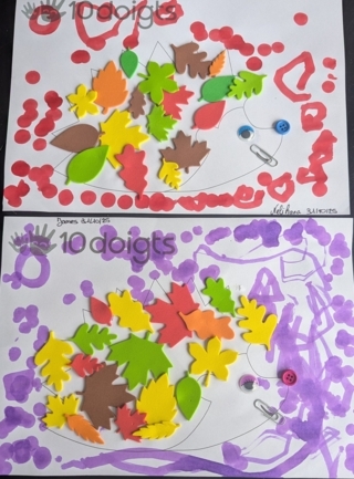 Hérisson rigolo - 10doigts.fr