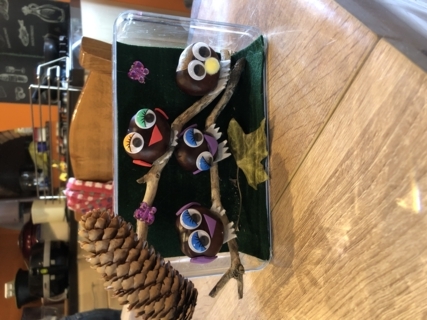 Cadre hiboux - 10doigts.fr