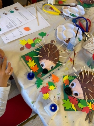 Hérisson qui pic - 10doigts.fr