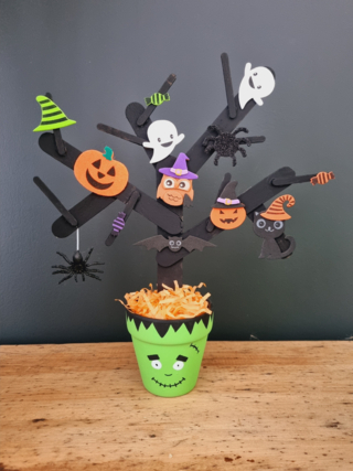 Arbre d halloween - 10doigts.fr