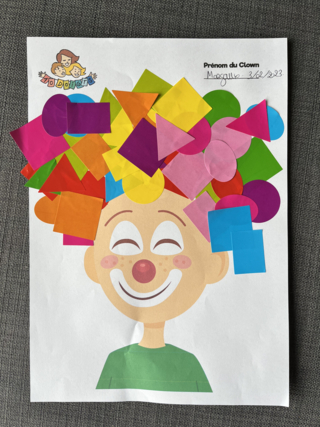 Cheveux de clown - 10doigts.fr