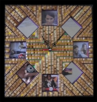 Horloge - Déco du bois - 10doigts.fr