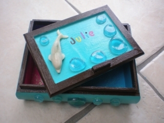 Boite "Julie" - Déco du bois - 10doigts.fr