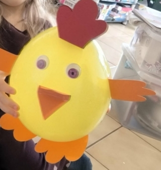 Chicken balloon - 10doigts.fr
