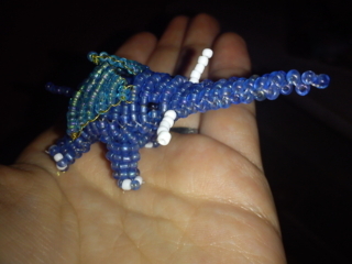 l'éléphant en perles - Perles, bracelets, colliers - 10doigts.fr