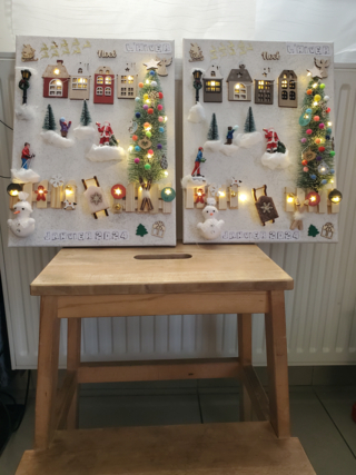 Tableau de l'Hiver - 10doigts.fr