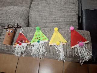 Père Noël/  lutin - 10doigts.fr