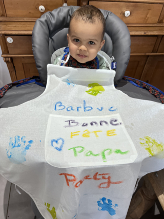 Tablier barbecue fête des peres - 10doigts.fr