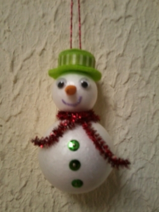 Petit bonhomme de neige - Pâques, Noël - 10doigts.fr