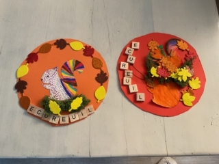 Écureuil d’automne - 10doigts.fr