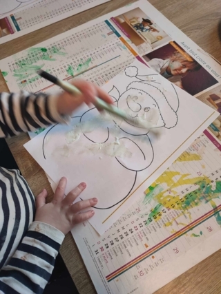 Peinture gonflante - 10doigts.fr