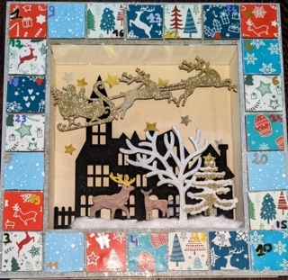 Calendrier de l'avent en bois - 10doigts.fr