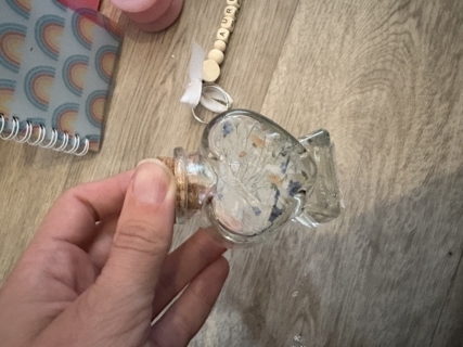 Pot en verre deco - 10doigts.fr