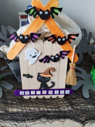 Maison Halloween - 10doigts.fr