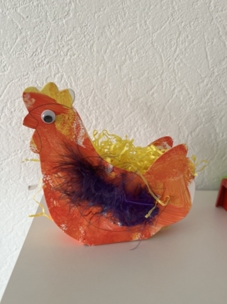 Easter hen - 10doigts.fr