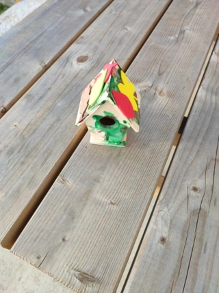 Cabane à oiseaux - 10doigts.fr