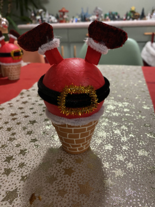 Le père Noël a trop mangé - 10doigts.fr