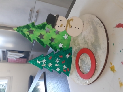 Porte bougie Noël - 10doigts.fr