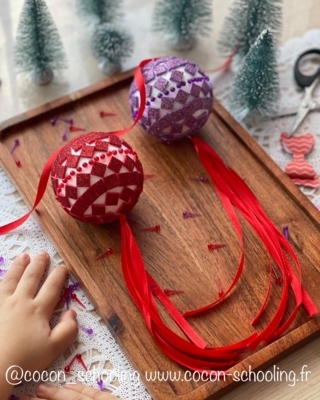 Boules d’hiver - 10doigts.fr