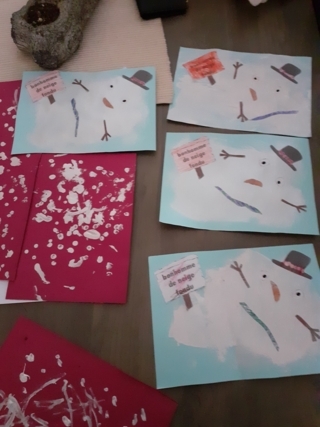 BONHOMME DE NEIGE - 10doigts.fr