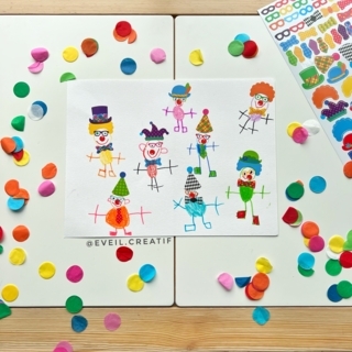 Les clowns rigolos - 10doigts.fr