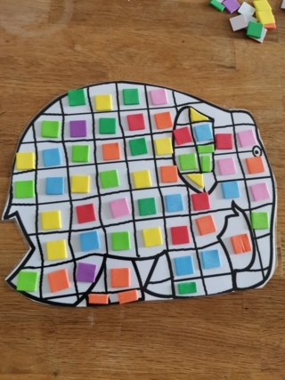 ELMER MOSAÏQUE - 10doigts.fr