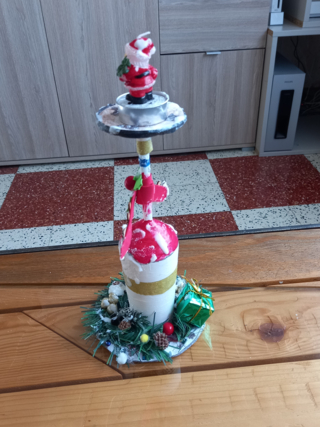 Bougeoir Noël - 10doigts.fr