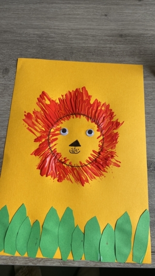 Le lion - 10doigts.fr