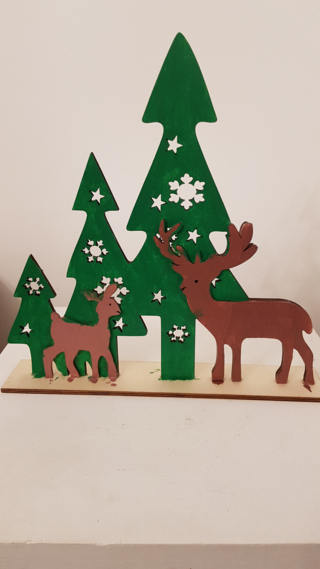 Sapin renne en bois - 10doigts.fr