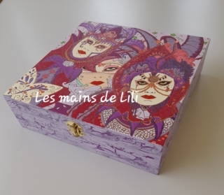 Boite à thé carnaval - 10doigts.fr