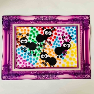 Fourmis colorées - 10doigts.fr