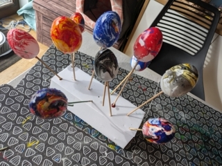 Oeufs marbrés - 10doigts.fr