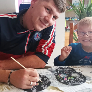 Masque à gratter - 10doigts.fr