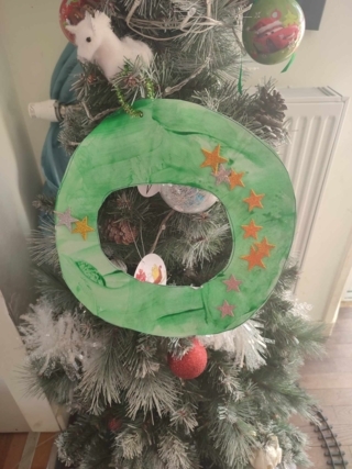 Couronne de Noel - 10doigts.fr