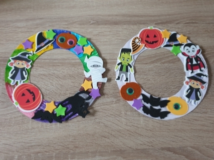 Couronnes d'halloween - 10doigts.fr