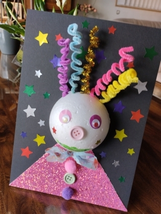 Le clown rigolo - 10doigts.fr