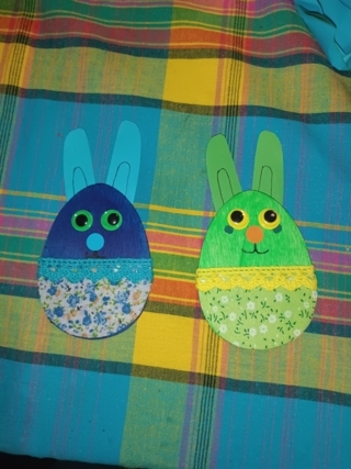 Les lapins de Pâques - 10doigts.fr