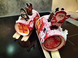 Traîneau de Noël - 10doigts.fr