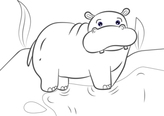 Jungle animals10 - Animal coloring pages - Coloriages - 10doigts.fr