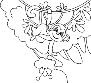 Jungle animals12 - Animal coloring pages - Coloriages - 10doigts.fr