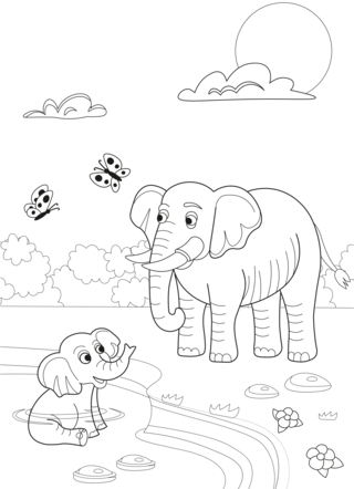 Jungle-animals14 - Animal coloring pages - Coloriages - 10doigts.fr