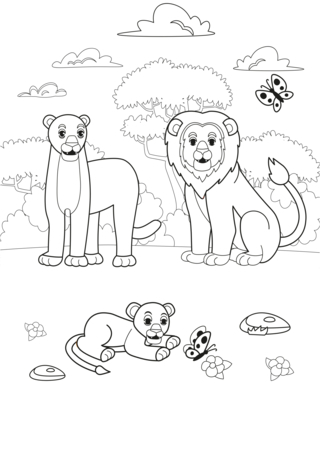 Jungle-animals15 - Animal coloring pages - Coloriages - 10doigts.fr