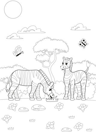 Jungle-animals16 - Animal coloring pages - Coloriages - 10doigts.fr